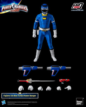 [PREORDINE] Power Rangers Turbo FigZero Action Figure 1/6 Blue Turbo Ranger 30 cm - ThreeZero - Action figures