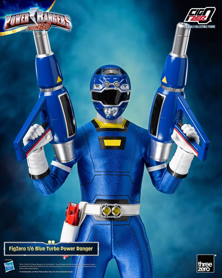 [PREORDINE] Power Rangers Turbo FigZero Action Figure 1/6 Blue Turbo Ranger 30 cm - ThreeZero - Action figures