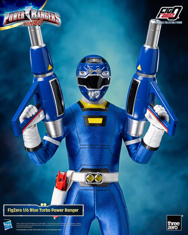 [PREORDINE] Power Rangers Turbo FigZero Action Figure 1/6 Blue Turbo Ranger 30 cm - ThreeZero - Action figures