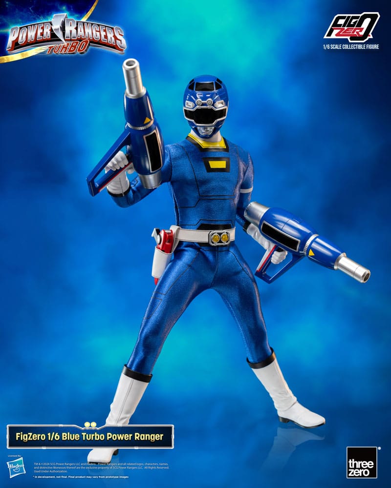 [PREORDINE] Power Rangers Turbo FigZero Action Figure 1/6 Blue Turbo Ranger 30 cm - ThreeZero - Action figures