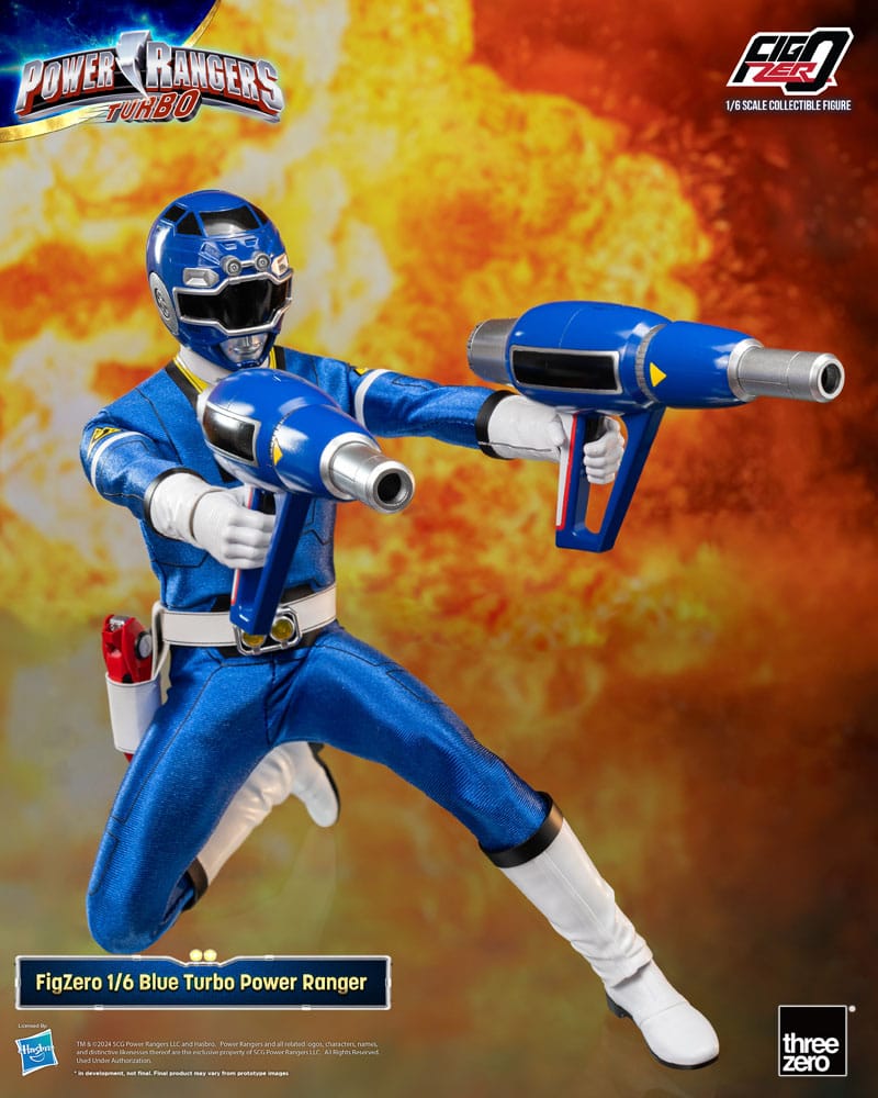 [PREORDINE] Power Rangers Turbo FigZero Action Figure 1/6 Blue Turbo Ranger 30 cm - ThreeZero - Action figures