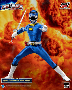 [PREORDINE] Power Rangers Turbo FigZero Action Figure 1/6 Blue Turbo Ranger 30 cm - ThreeZero - Action figures