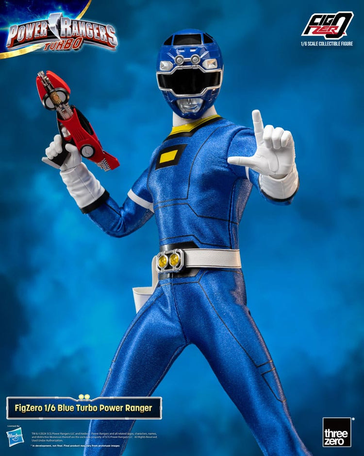 [PREORDINE] Power Rangers Turbo FigZero Action Figure 1/6 Blue Turbo Ranger 30 cm - ThreeZero - Action figures