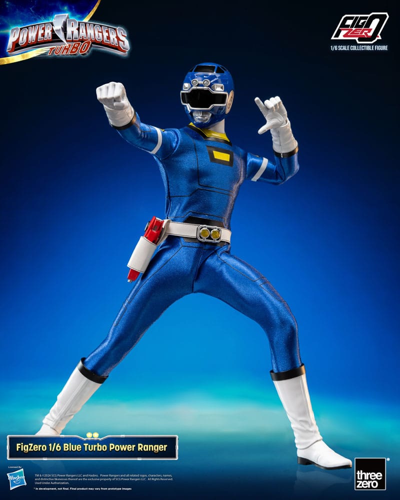 [PREORDINE] Power Rangers Turbo FigZero Action Figure 1/6 Blue Turbo Ranger 30 cm - ThreeZero - Action figures