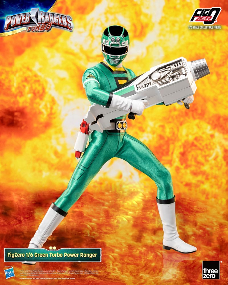 [PREORDINE] Power Rangers Turbo FigZero Action Figure 1/6 Green Ranger 30 cm - ThreeZero - Action figures