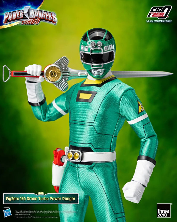 [PREORDINE] Power Rangers Turbo FigZero Action Figure 1/6 Green Ranger 30 cm - ThreeZero - Action figures