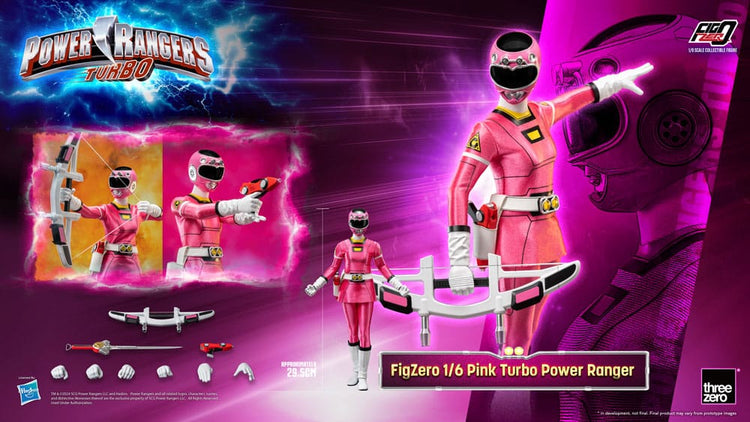 [PREORDINE] Power Rangers Turbo FigZero Action Figure 1/6 Pink Ranger 30 cm - ThreeZero - Action figures