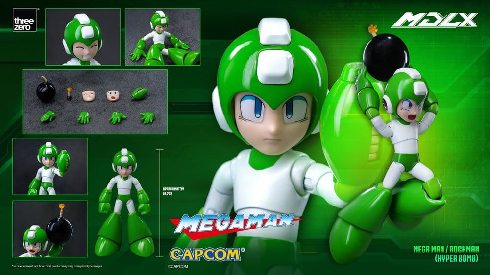 [PREORDINE] Action Figure Mega Man MDLX (Hyper Bomb) 10 cm - ThreeZero - Action figures