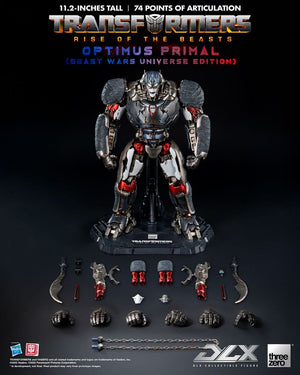 [PREORDINE] Transformers: Rise of the Beasts - Action Figure DLX Optimus Primal (Beast Wars Universe Edition) 29 cm - ThreeZero - Action figures