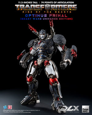 [PREORDINE] Transformers: Rise of the Beasts - Action Figure DLX Optimus Primal (Beast Wars Universe Edition) 29 cm - ThreeZero - Action figures