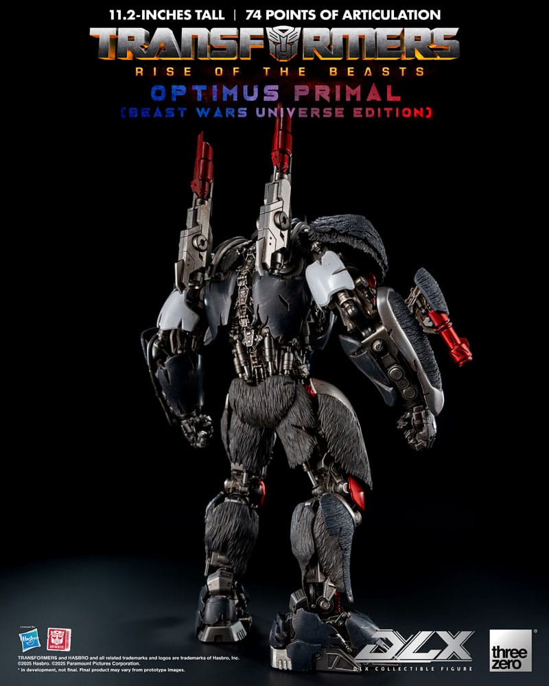 [PREORDINE] Transformers: Rise of the Beasts - Action Figure DLX Optimus Primal (Beast Wars Universe Edition) 29 cm - ThreeZero - Action figures