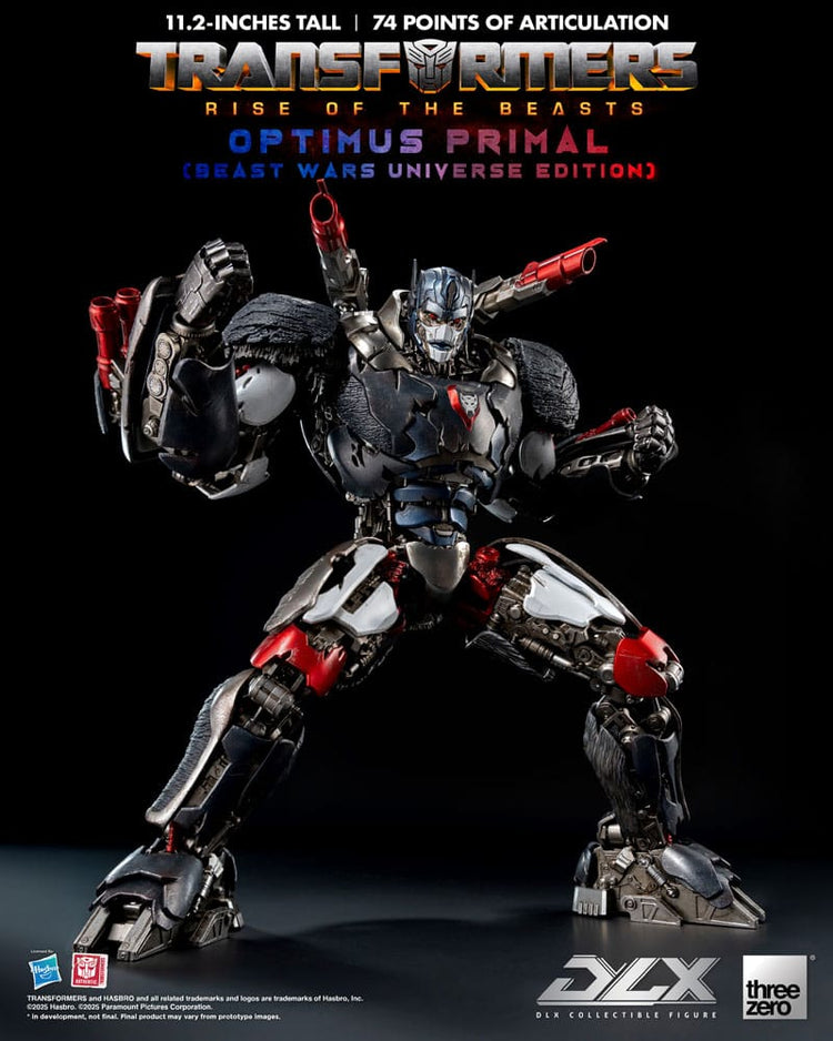 [PREORDINE] Transformers: Rise of the Beasts - Action Figure DLX Optimus Primal (Beast Wars Universe Edition) 29 cm - ThreeZero - Action figures