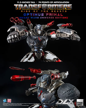 [PREORDINE] Transformers: Rise of the Beasts - Action Figure DLX Optimus Primal (Beast Wars Universe Edition) 29 cm - ThreeZero - Action figures