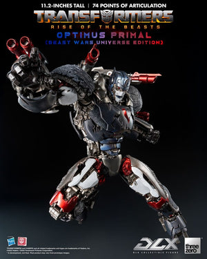 [PREORDINE] Transformers: Rise of the Beasts - Action Figure DLX Optimus Primal (Beast Wars Universe Edition) 29 cm - ThreeZero - Action figures