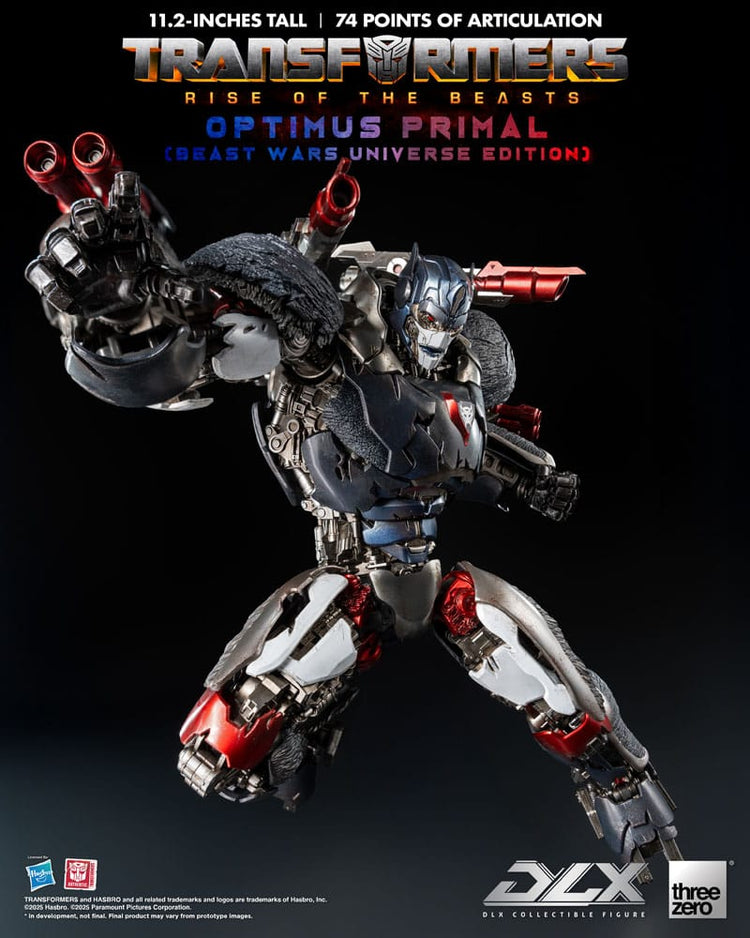[PREORDINE] Transformers: Rise of the Beasts - Action Figure DLX Optimus Primal (Beast Wars Universe Edition) 29 cm - ThreeZero - Action figures