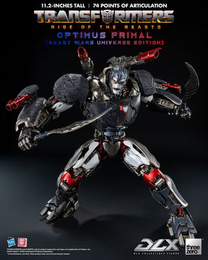 [PREORDINE] Transformers: Rise of the Beasts - Action Figure DLX Optimus Primal (Beast Wars Universe Edition) 29 cm - ThreeZero - Action figures