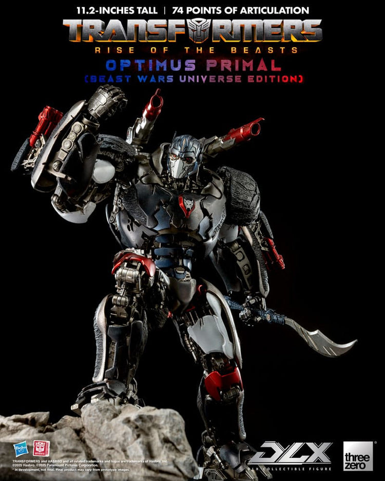 [PREORDINE] Transformers: Rise of the Beasts - Action Figure DLX Optimus Primal (Beast Wars Universe Edition) 29 cm - ThreeZero - Action figures