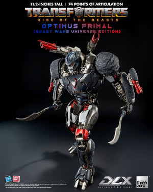 [PREORDINE] Transformers: Rise of the Beasts - Action Figure DLX Optimus Primal (Beast Wars Universe Edition) 29 cm - ThreeZero - Action figures