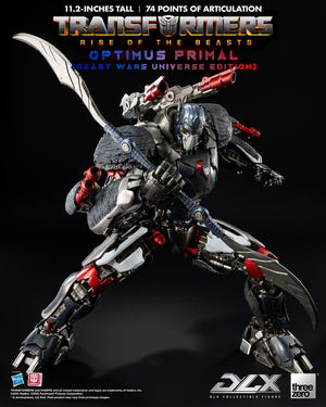 [PREORDINE] Transformers: Rise of the Beasts - Action Figure DLX Optimus Primal (Beast Wars Universe Edition) 29 cm - ThreeZero - Action figures