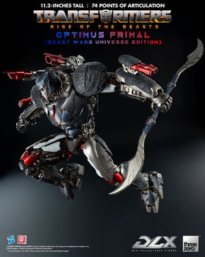 [PREORDINE] Transformers: Rise of the Beasts - Action Figure DLX Optimus Primal (Beast Wars Universe Edition) 29 cm - ThreeZero - Action figures