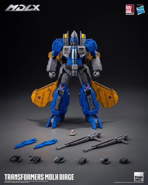 Transformers MDLX Action Figure Dirge: Il Terrore dei Decepticon! - ThreeZero - Action figures