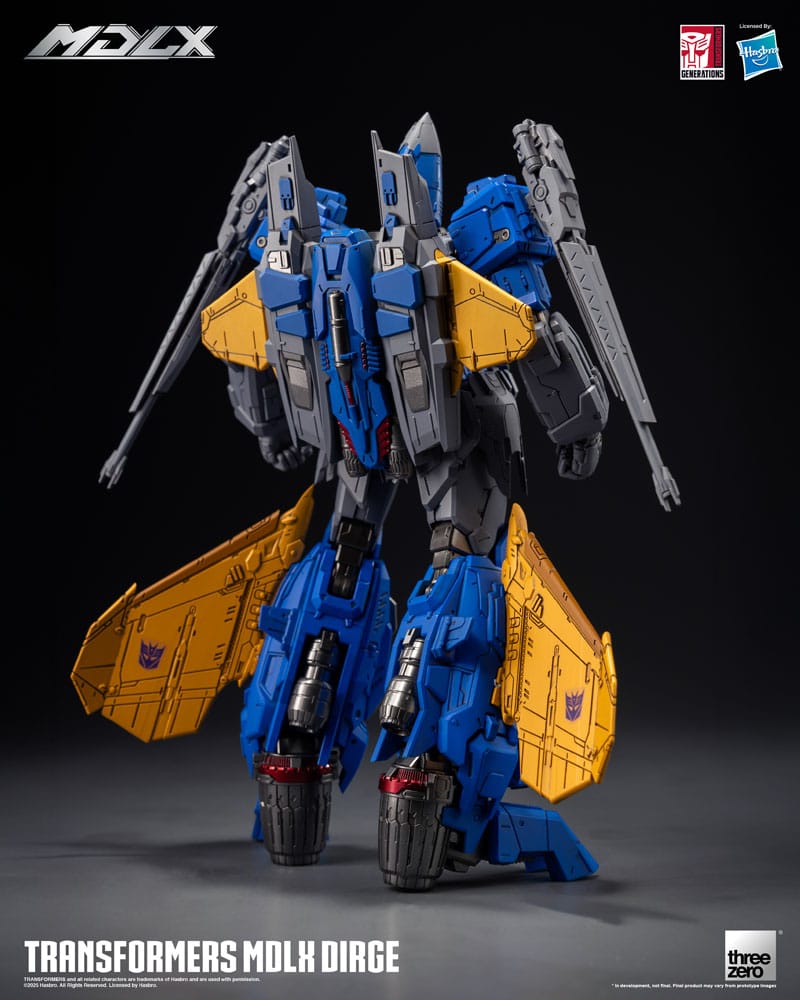 Transformers MDLX Action Figure Dirge: Il Terrore dei Decepticon! - ThreeZero - Action figures