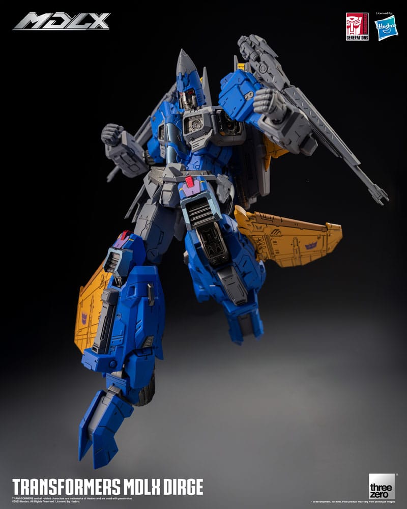 Transformers MDLX Action Figure Dirge: Il Terrore dei Decepticon! - ThreeZero - Action figures