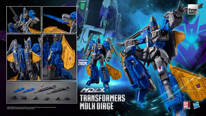 Transformers MDLX Action Figure Dirge: Il Terrore dei Decepticon! - ThreeZero - Action figures