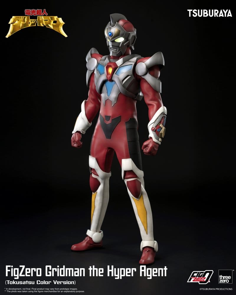 [PREORDINE] Gridman the Hyper Agent Action Figure Tokusatsu Color Ver. 30cm - ThreeZero - Action figures