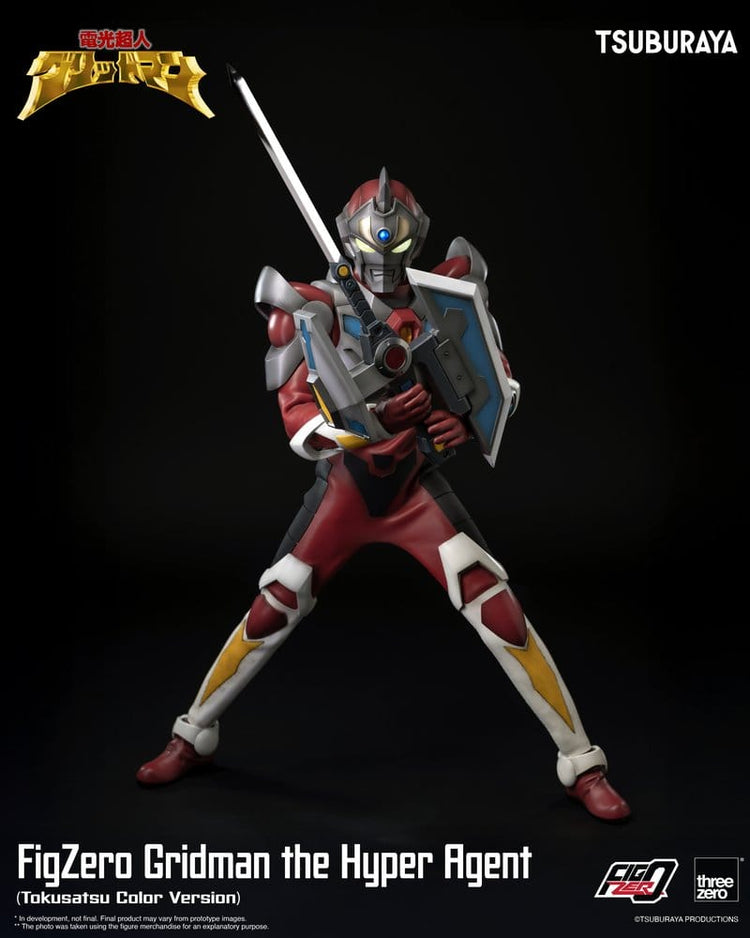 [PREORDINE] Gridman the Hyper Agent Action Figure Tokusatsu Color Ver. 30cm - ThreeZero - Action figures