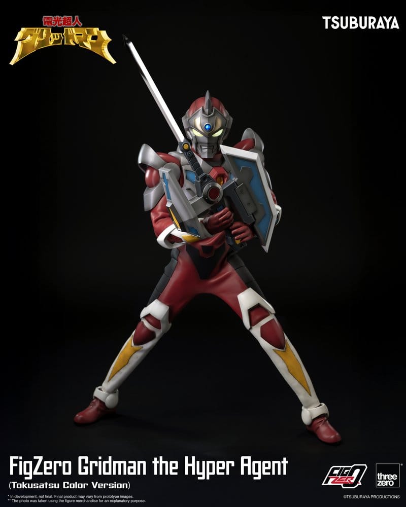 [PREORDINE] Gridman the Hyper Agent Action Figure Tokusatsu Color Ver. 30cm - ThreeZero - Action figures
