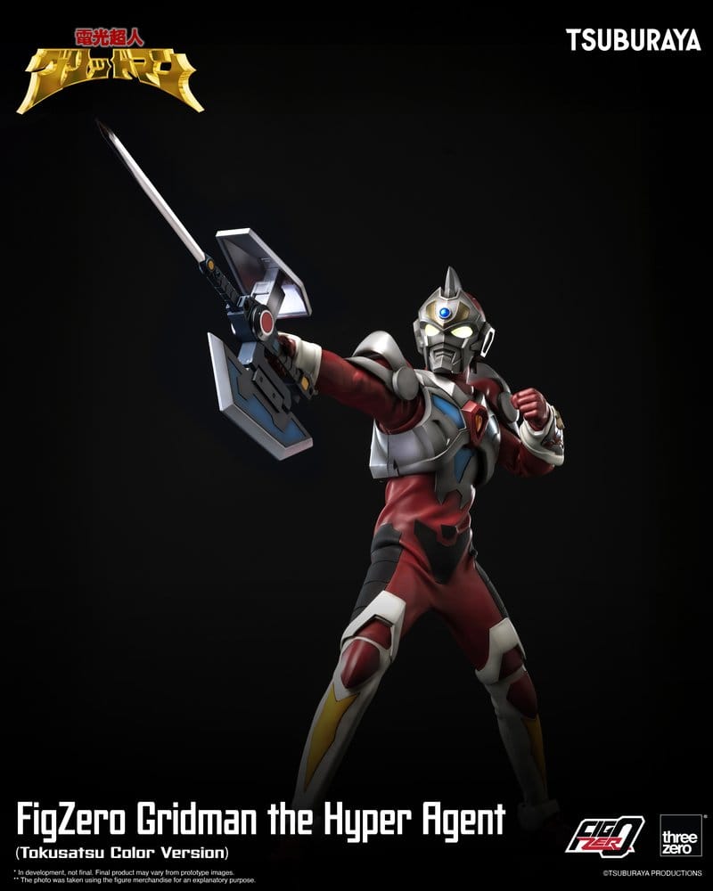 [PREORDINE] Gridman the Hyper Agent Action Figure Tokusatsu Color Ver. 30cm - ThreeZero - Action figures