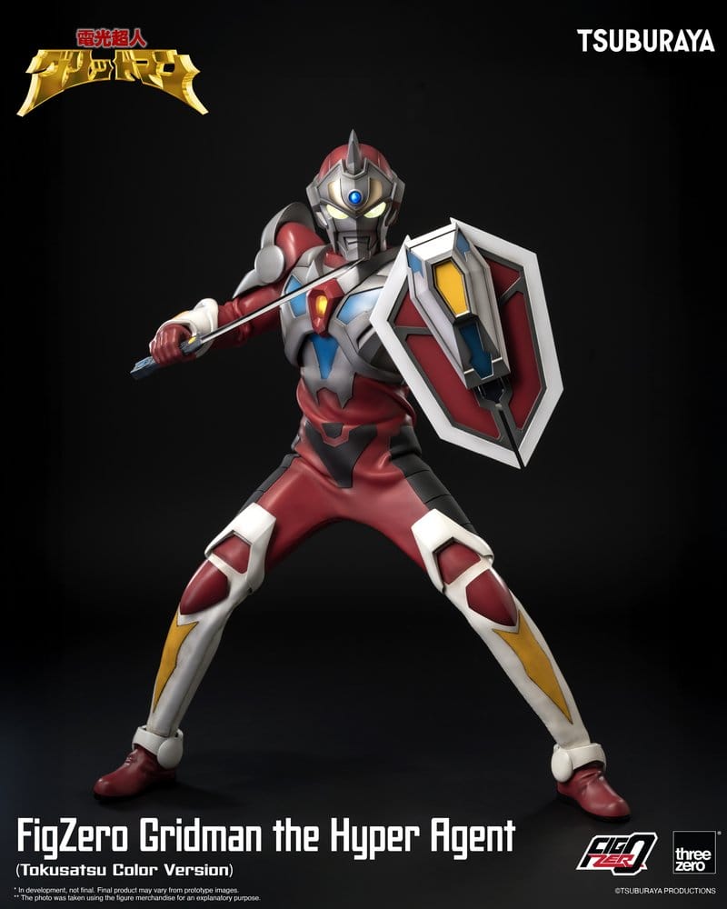 [PREORDINE] Gridman the Hyper Agent Action Figure Tokusatsu Color Ver. 30cm - ThreeZero - Action figures