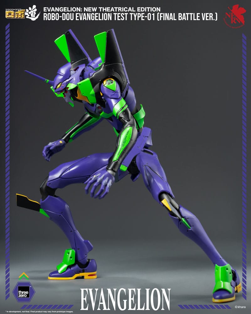 [PREORDINE] Action Figure Evangelion Test Type-01 Final Battle Ver. 25cm - ThreeZero - Action figures