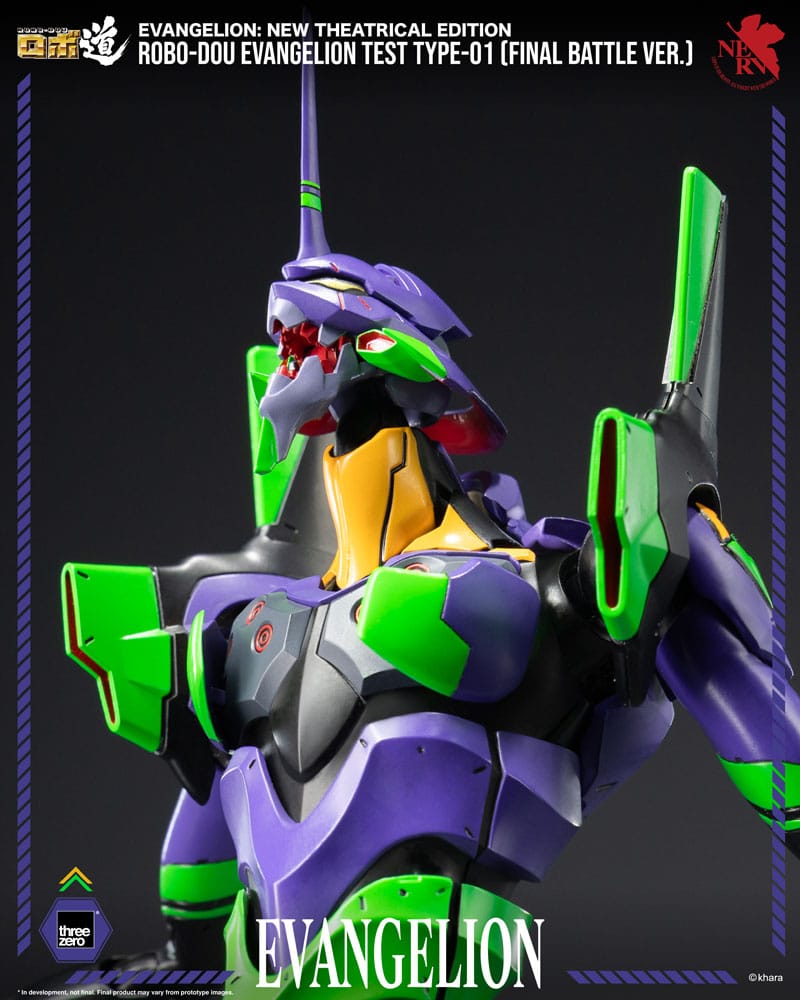 [PREORDINE] Action Figure Evangelion Test Type-01 Final Battle Ver. 25cm - ThreeZero - Action figures