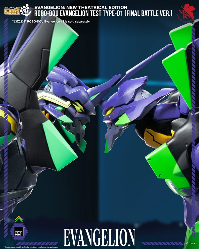 [PREORDINE] Action Figure Evangelion Test Type-01 Final Battle Ver. 25cm - ThreeZero - Action figures