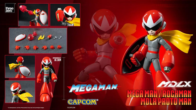 [PREORDINE] Action Figure Mega Man MDLX Proto Man 10 cm - ThreeZero - Action figures