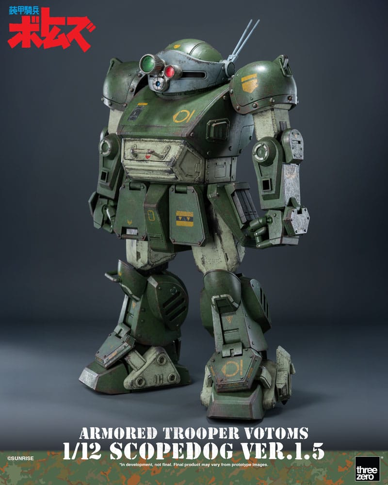 [PREORDINE] Action Figure Armored Trooper Votoms - Scopedog Ver.1.5 16 cm - ThreeZero - Action figures