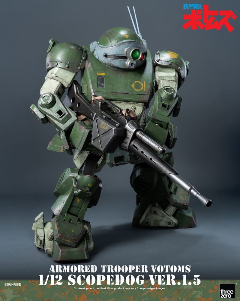 [PREORDINE] Action Figure Armored Trooper Votoms - Scopedog Ver.1.5 16 cm - ThreeZero - Action figures