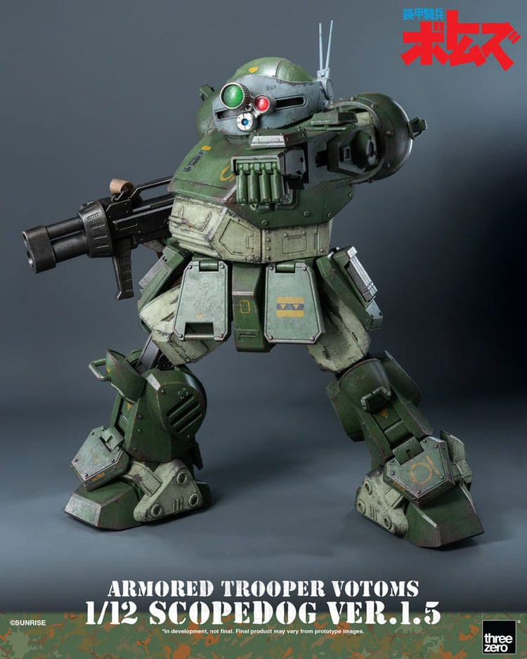 [PREORDINE] Action Figure Armored Trooper Votoms - Scopedog Ver.1.5 16 cm - ThreeZero - Action figures