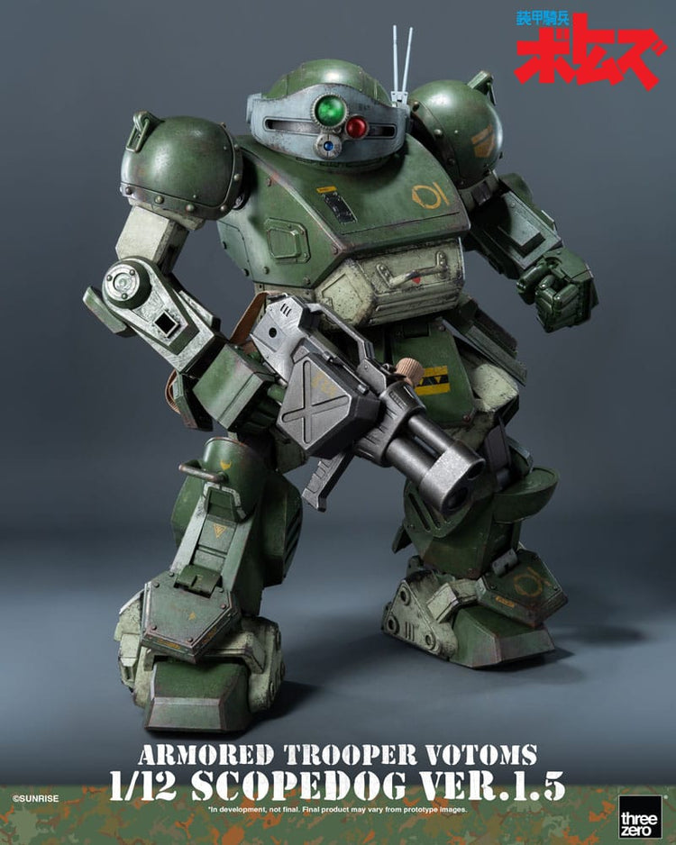 [PREORDINE] Action Figure Armored Trooper Votoms - Scopedog Ver.1.5 16 cm - ThreeZero - Action figures
