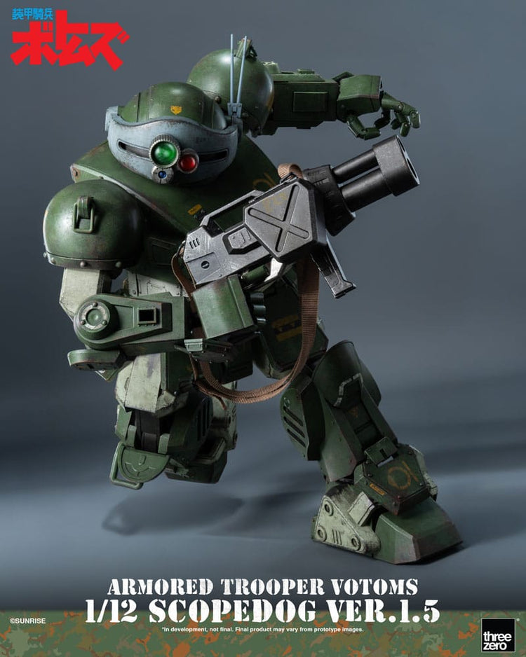 [PREORDINE] Action Figure Armored Trooper Votoms - Scopedog Ver.1.5 16 cm - ThreeZero - Action figures