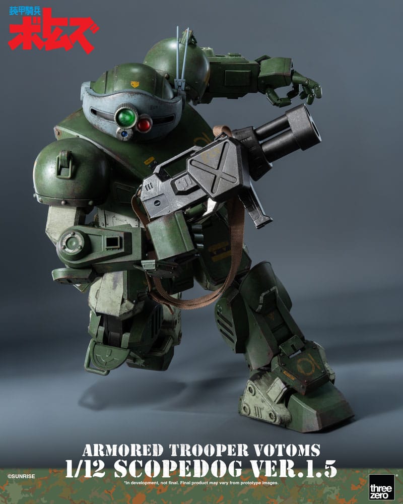 [PREORDINE] Action Figure Armored Trooper Votoms - Scopedog Ver.1.5 16 cm - ThreeZero - Action figures