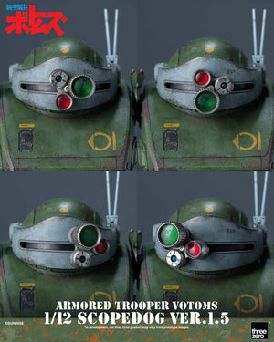 [PREORDINE] Action Figure Armored Trooper Votoms - Scopedog Ver.1.5 16 cm - ThreeZero - Action figures