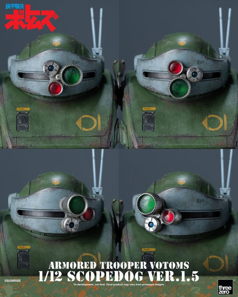 [PREORDINE] Action Figure Armored Trooper Votoms - Scopedog Ver.1.5 16 cm - ThreeZero - Action figures