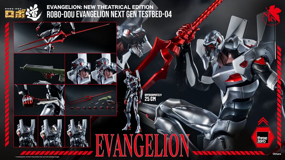 [PREORDINE] Action Figure Evangelion Testbed-04 ROBO-DOU 25 cm - ThreeZero - Action figures