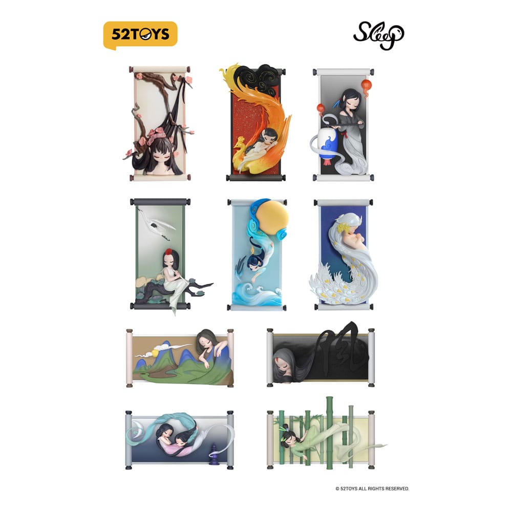 [PREORDER] Sleep Blind Box Figures Assortment Chinese Scrolls 10 cm (8)