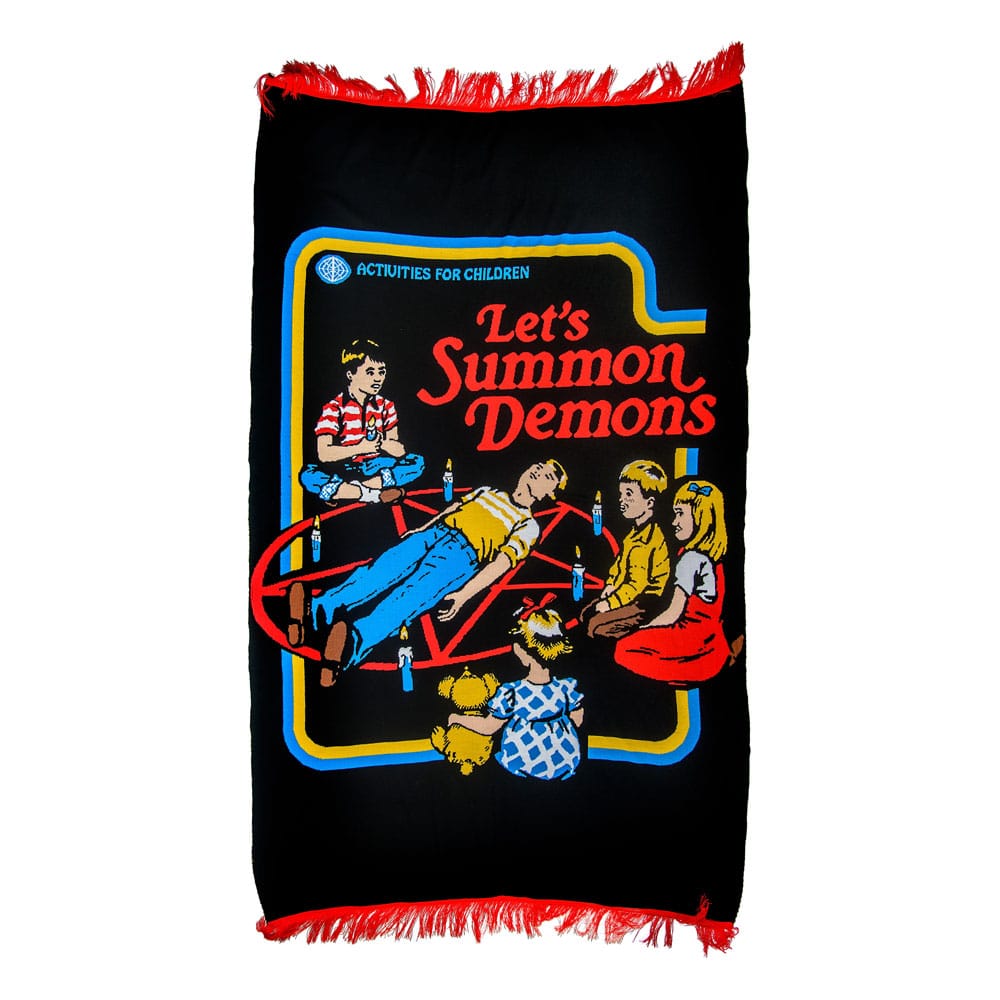 [PREORDER] Steven Rhodes Knitted blanket Let's Summon Demons 160 x 102 cm