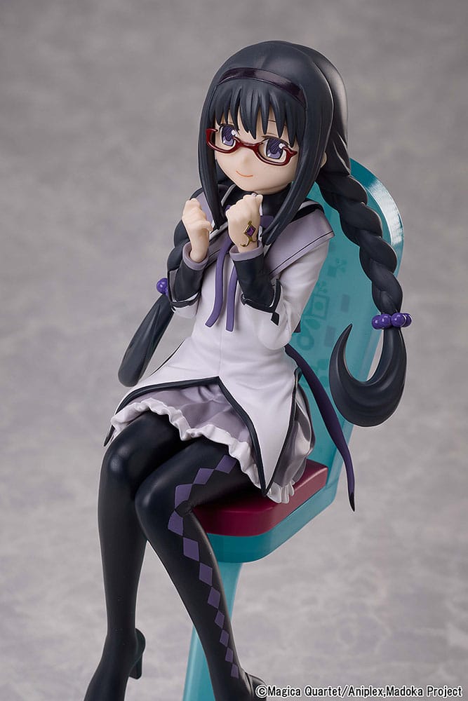 [PREORDINE] Puella Magi Madoka Magica The Movie: Rebellion - Statua Homura Akemi Tea Party Cake Song Ver. 18 cm - Aniplex - Statue