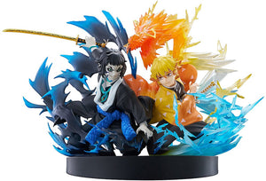 [PREORDINE] Demon Slayer: Statua PVC Zenitsu Agatsuma & Kaigaku 15 cm - Aniplex - Statue
